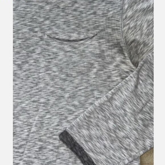 CPO Provisions Crew Neck Long Sleeve Textured Heather Gray Shirt Mens Size Large - Picture 2 of 5